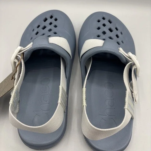 Chaco Chillos Clogs Blue Fog Women's Size 6 Slip-On Comfort Foam Sandals New - Picture 7 of 11